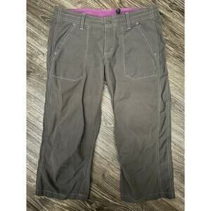 Kuhl Capri Greenish Gray Pants Hiking Trail Lightweight Camping Women’s Sz 6